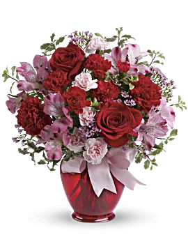 Blissfully Yours Bouquet | Mixed Bouquets | Same Day Flower Delivery | Red | Teleflora