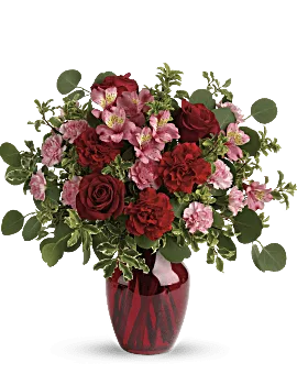 Blooming Belles Bouquet | Mixed Bouquets | Same Day Flower Delivery | Red | Teleflora