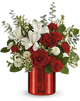 Crimson Crush Bouquet | Mixed Bouquets | Same Day Flower Delivery | White | Teleflora